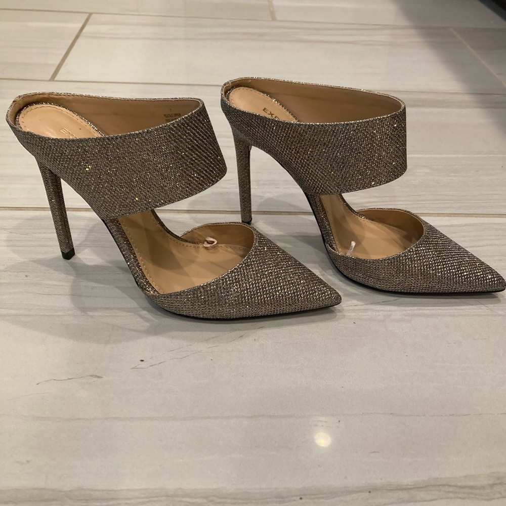 Express Rose Gold high heels